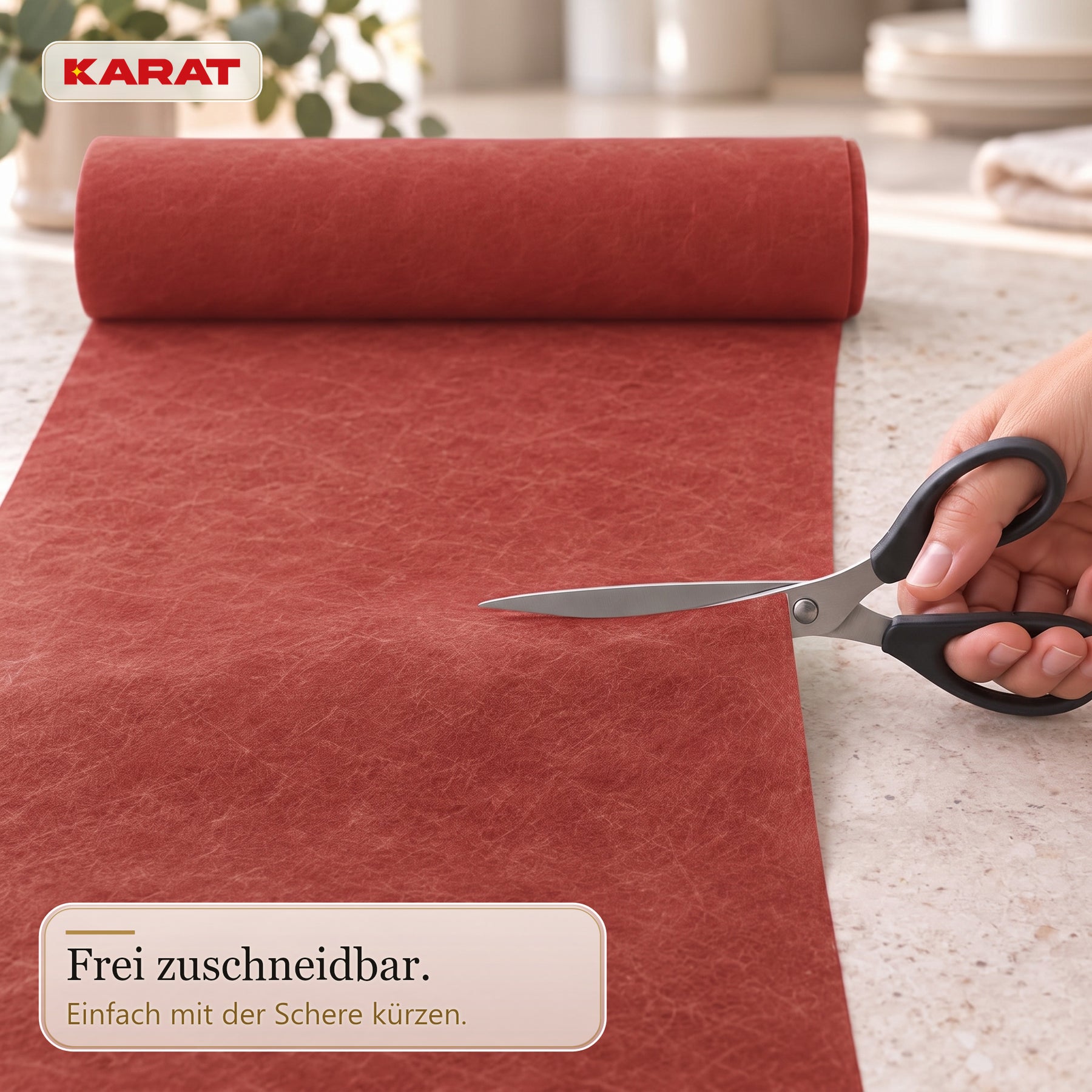 Tischläufer | Grace | Mattes Dekovlies aus PET-Fasern | 30 cm x 25 m Rolle | 16 Farben