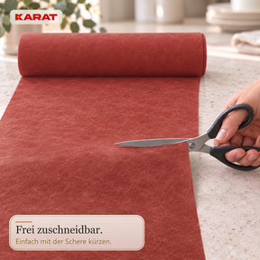 Tischläufer | Grace | Mattes Dekovlies aus PET-Fasern | 30 cm x 25 m Rolle | 16 Farben