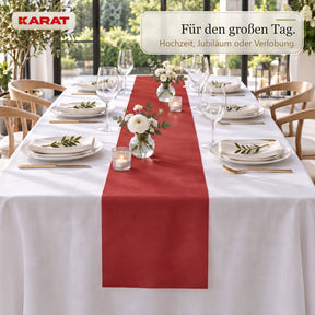 Tischläufer | Grace | Mattes Dekovlies aus PET-Fasern | 30 cm x 25 m Rolle | 16 Farben