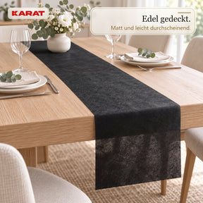 Tischläufer | Grace | Mattes Dekovlies aus PET-Fasern | 30 cm x 25 m Rolle | 16 Farben