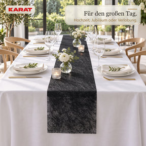 Tischläufer | Grace | Mattes Dekovlies aus PET-Fasern | 30 cm x 25 m Rolle | 16 Farben