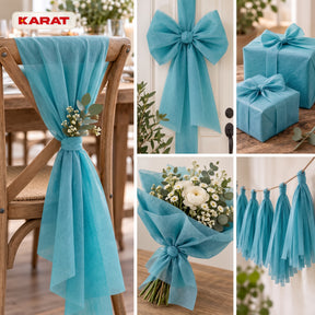 Tischläufer | Grace | Mattes Dekovlies aus PET-Fasern | 30 cm x 25 m Rolle | 16 Farben