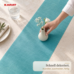 Tischläufer | Grace | Mattes Dekovlies aus PET-Fasern | 30 cm x 25 m Rolle | 16 Farben