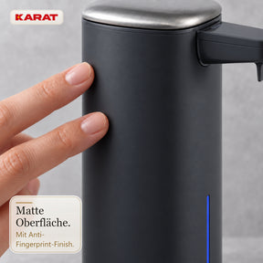 Automatischer Schaumseifenspender | Liora | Berührungsloser Seifenspender mit Sensor, USB-C-Akku & Edelstahl | 250 ml