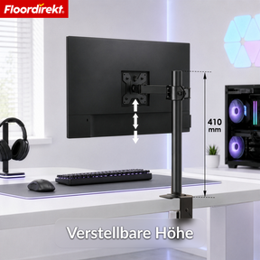 Monitorarm | Flexibel verstellbare Monitorhalterung mit Tischklemme für 1 oder 2 Monitore