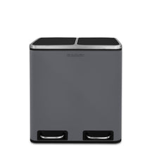 Mülleimer Felix aus Edelstahl | Trennsystem | Mit Schliessdämpfer