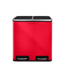 Mülleimer Felix aus Edelstahl | Trennsystem | Mit Schliessdämpfer