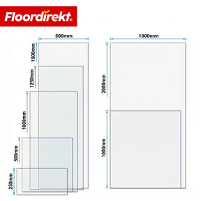 Kunststoffplatten | Transparent | Polystyrolplatten in verschiedenen Größen & Stärken