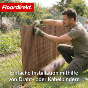 PVC Sichtschutzzaun | Wetterfest & UV-beständig | Balkon- & Garten Sichtschutz | 4 Farben | Verschiedene Größen