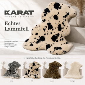 Design Schaffell | Audrey | Echtes Lammfell aus 100 % Schafwolle | Weich & Natürlich