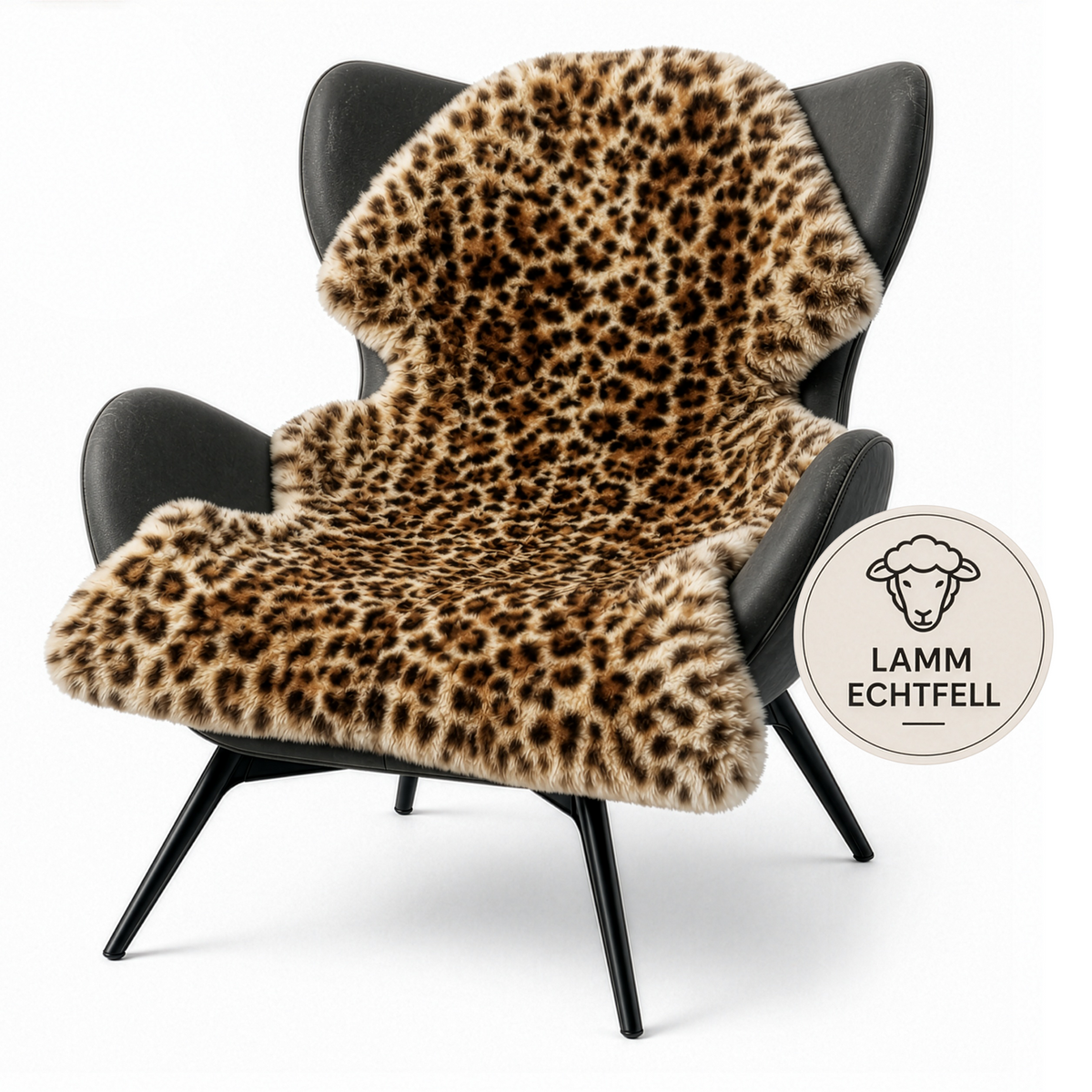 Design Schaffell | Audrey | Echtes Lammfell aus 100 % Schafwolle | Weich & Natürlich