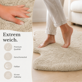 Design Schaffell | Audrey | Echtes Lammfell aus 100 % Schafwolle | Weich & Natürlich