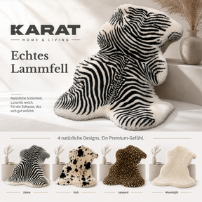 Design Schaffell | Audrey | Echtes Lammfell aus 100 % Schafwolle | Weich & Natürlich