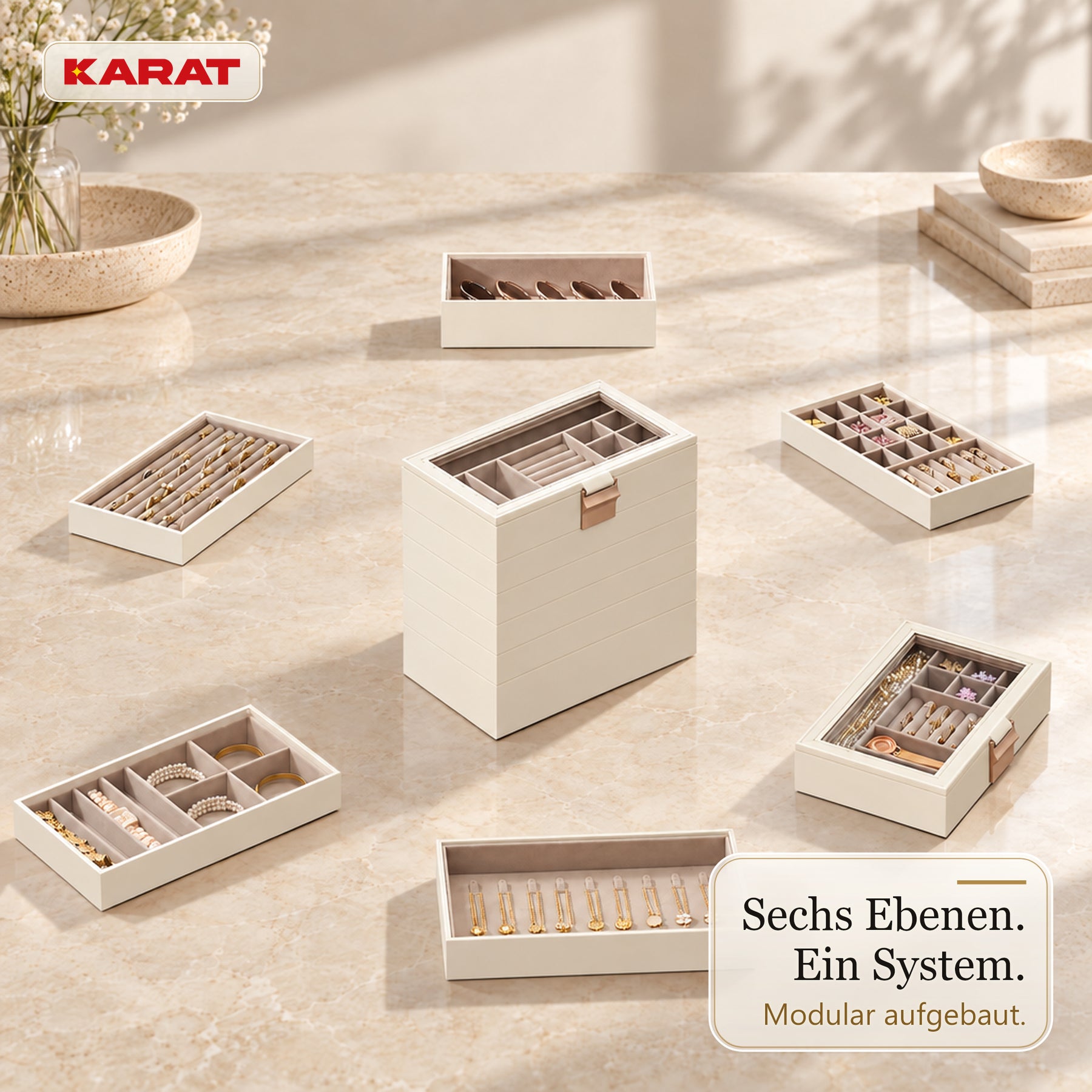 F3_Cremeweiß - 6 Ebenen