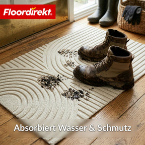 Schmutzfangmatte | Circa | Waschbare Türmatte für Innen & Außen | Rutschfeste Fußmatte mit TPE-Rückseite