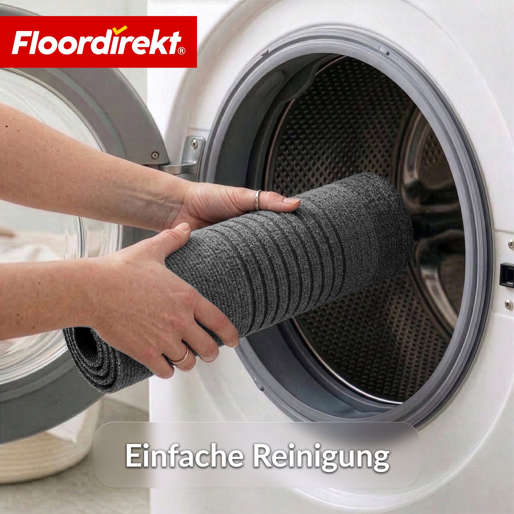 Schmutzfangmatte | Circa | Waschbare Türmatte für Innen & Außen | Rutschfeste Fußmatte mit TPE-Rückseite