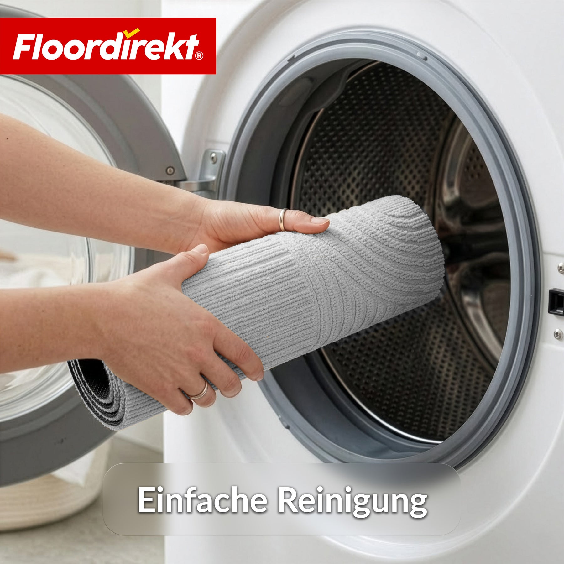 Schmutzfangmatte | Circa | Waschbare Türmatte für Innen & Außen | Rutschfeste Fußmatte mit TPE-Rückseite