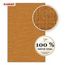 Sisal-Teppich auf Maß | Goa | Naturteppich aus 100 % Sisal mit rutschhemmendem Latexrücken | 6 Breiten