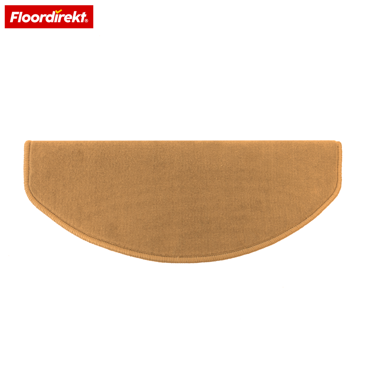 Velours-Stufenmatte | Wien | Halbrunde, rutschfeste Treppenmatte aus robustem Polypropylen | Treppenschutz, schalldämmend & antistatisch | Erhältlich in 4 modernen Farben