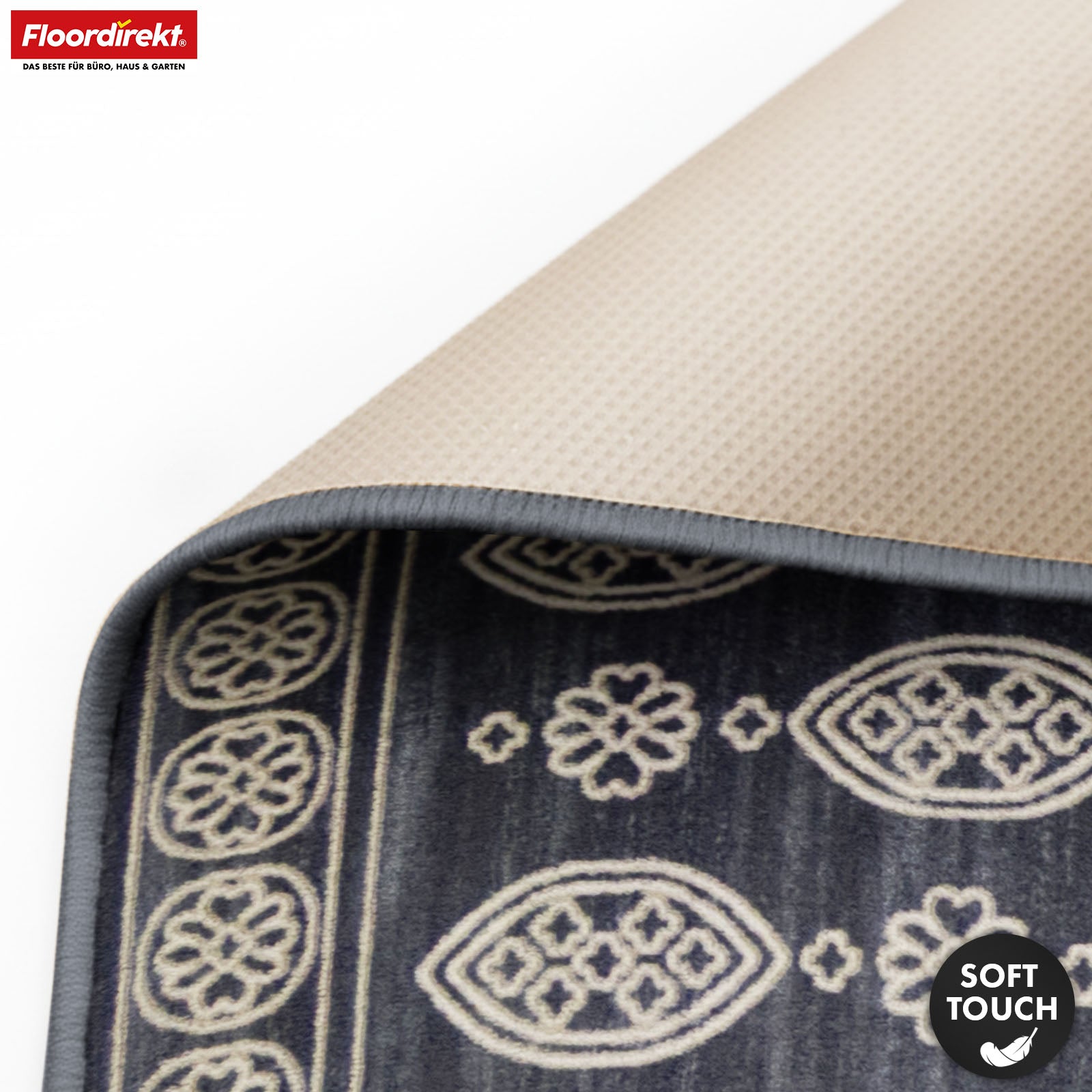 Wohnteppich | Marrakesh | Klassischer Teppich mit orientalischem Muster | Rutschfest, strapazierfähig & pflegeleicht | In verschiedenen Größen